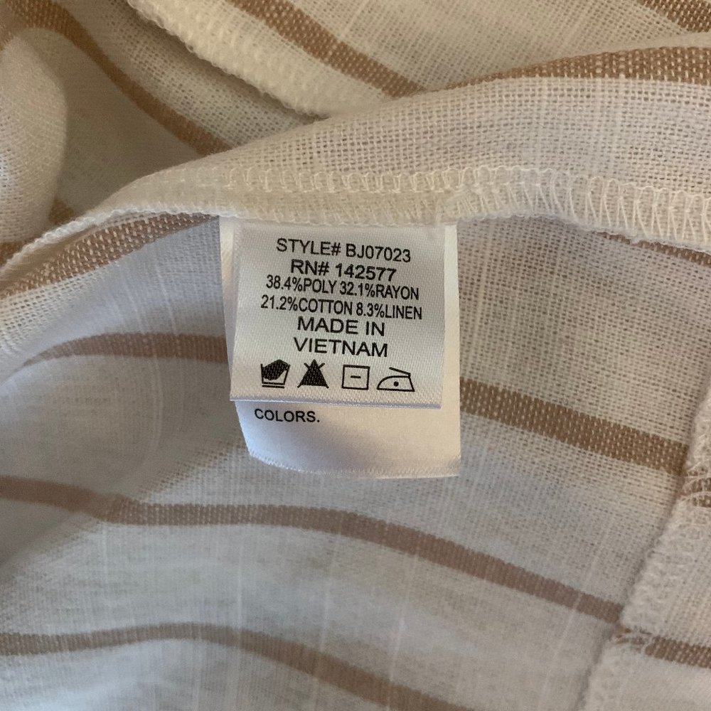 Blashe Cream & Tan Lightweight Blazer View 5